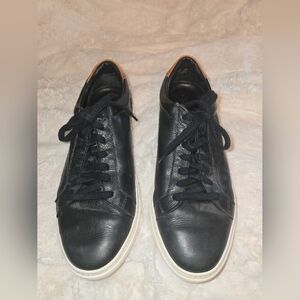 EUC Allen Edmonds Courtside Lace-up Black Leather Men's Sneakers, Size 9